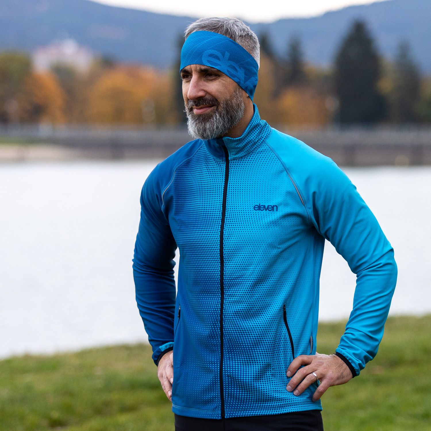 Pánská mikina Eleven Platon NEO Blue Velikost: XXL