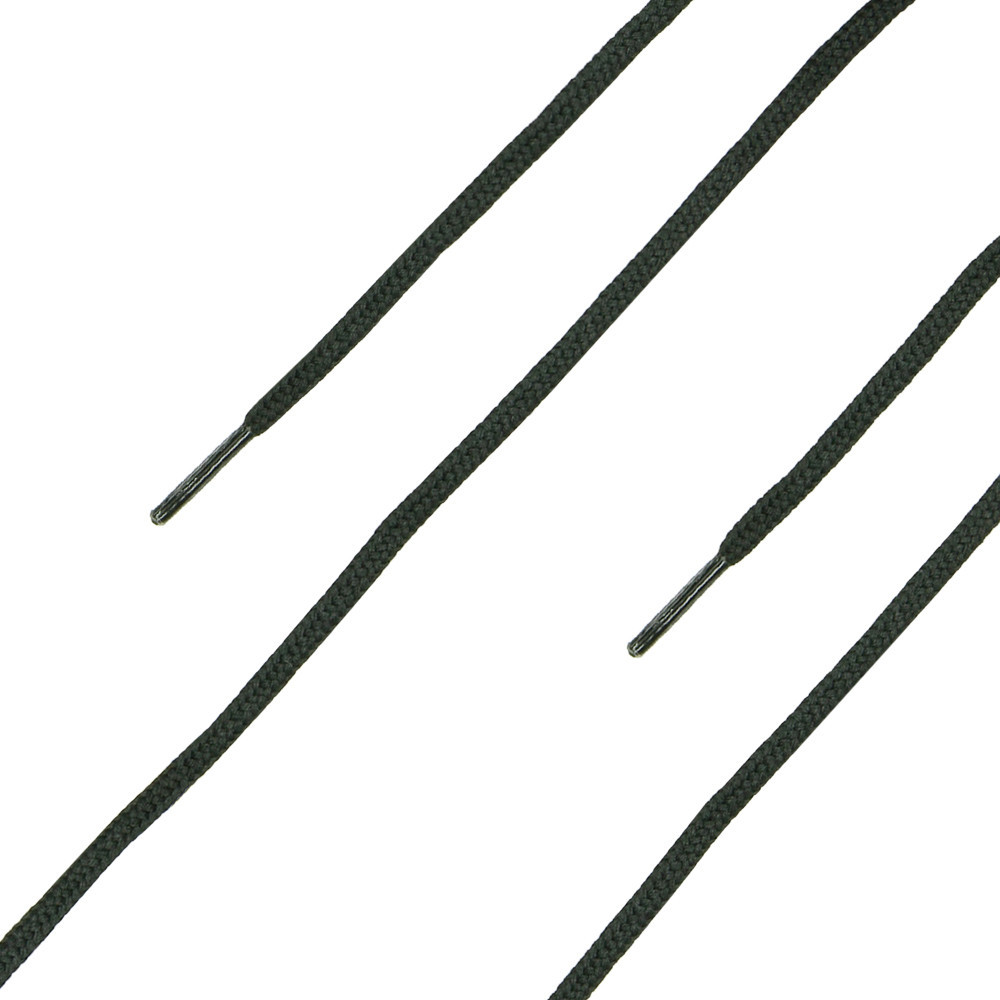 Kulaté tkaničky do obuvi Haix - černé, 145