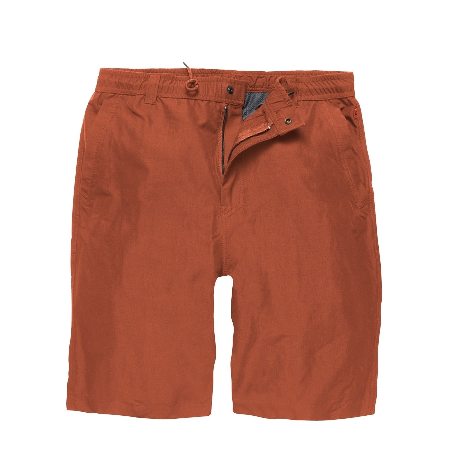 Kraťasy Vintage Industries Eton - oranžové, XL