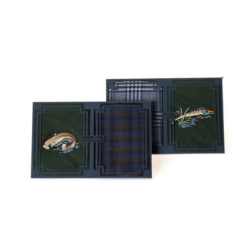 Pánské kapesníky rybářské Etex M18 2 ks - olivové