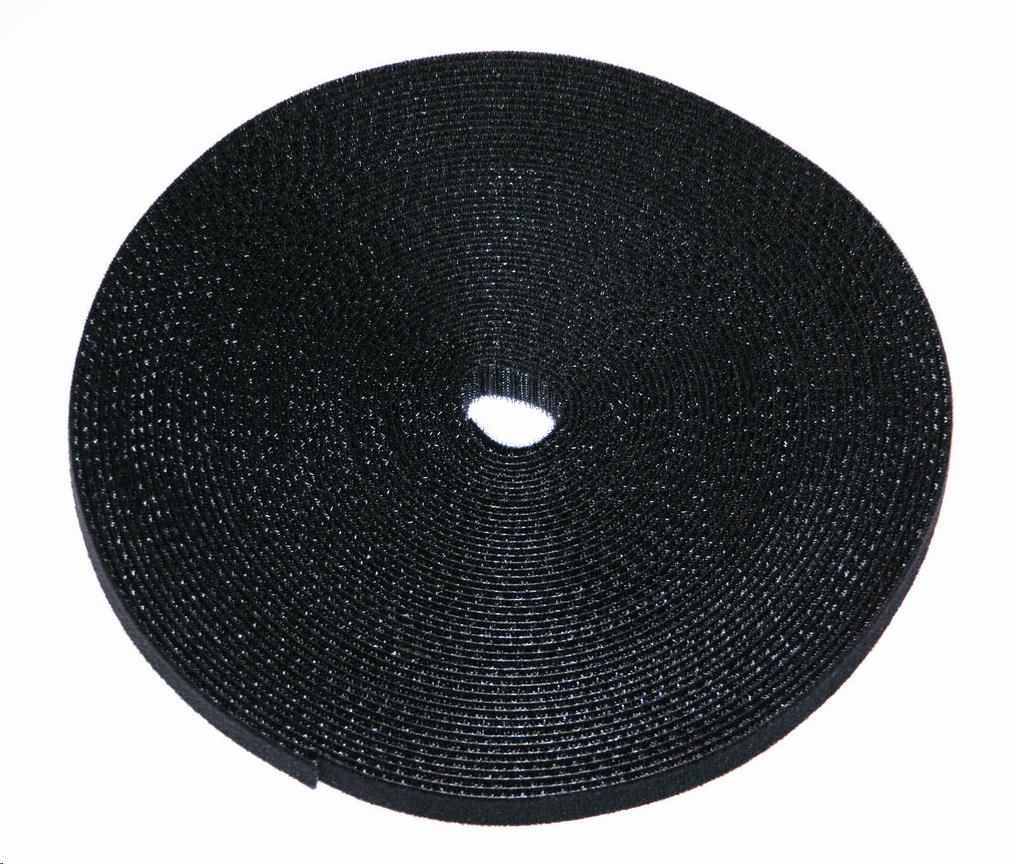 Stahovací pásek (oboustranný suchý zip) na kabeláž, šířka 20mm, délka 20m