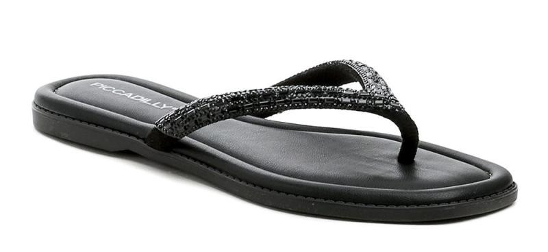 Piccadilly 508049-1 černé dámské žabky