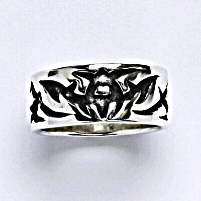 Stříbrný prsten s patinou, prsten ze stříbra,váha 5,65 g