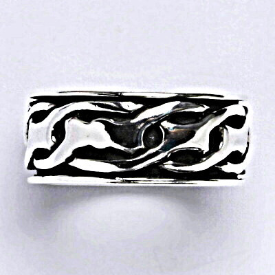 Stříbrný prsten s patinou, prsten ze stříbra,váha 8,86 g