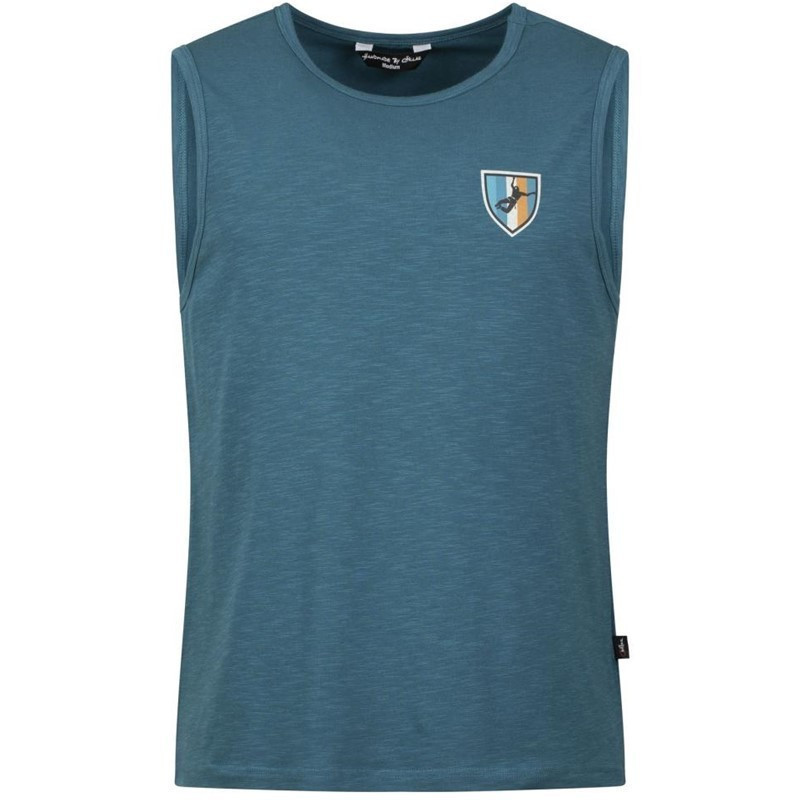 Chillaz Pánské tílko Chillaz Calanques Patch Modrá