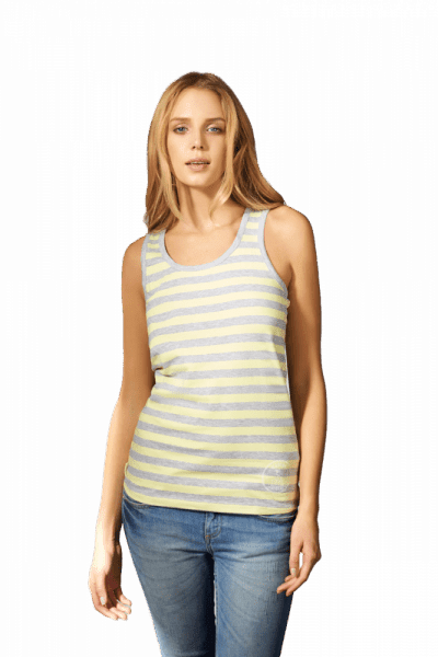 Esotiq Vivienne 33237 -09X Dámský nátělník S šedo-žlutá