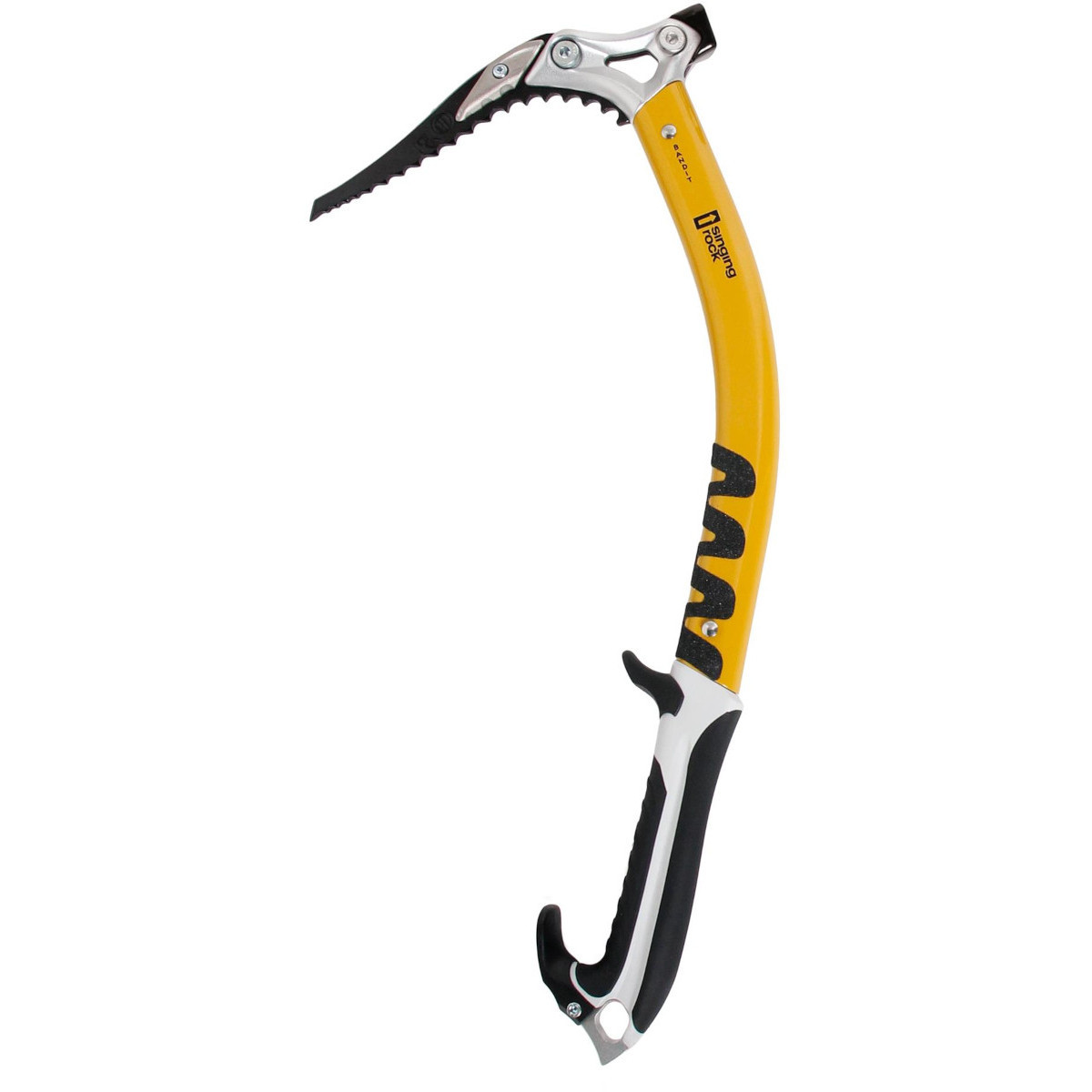 Horolezecký cepín Singing Rock Bandit hlava cepínu: kladivo / Barva: žlutá