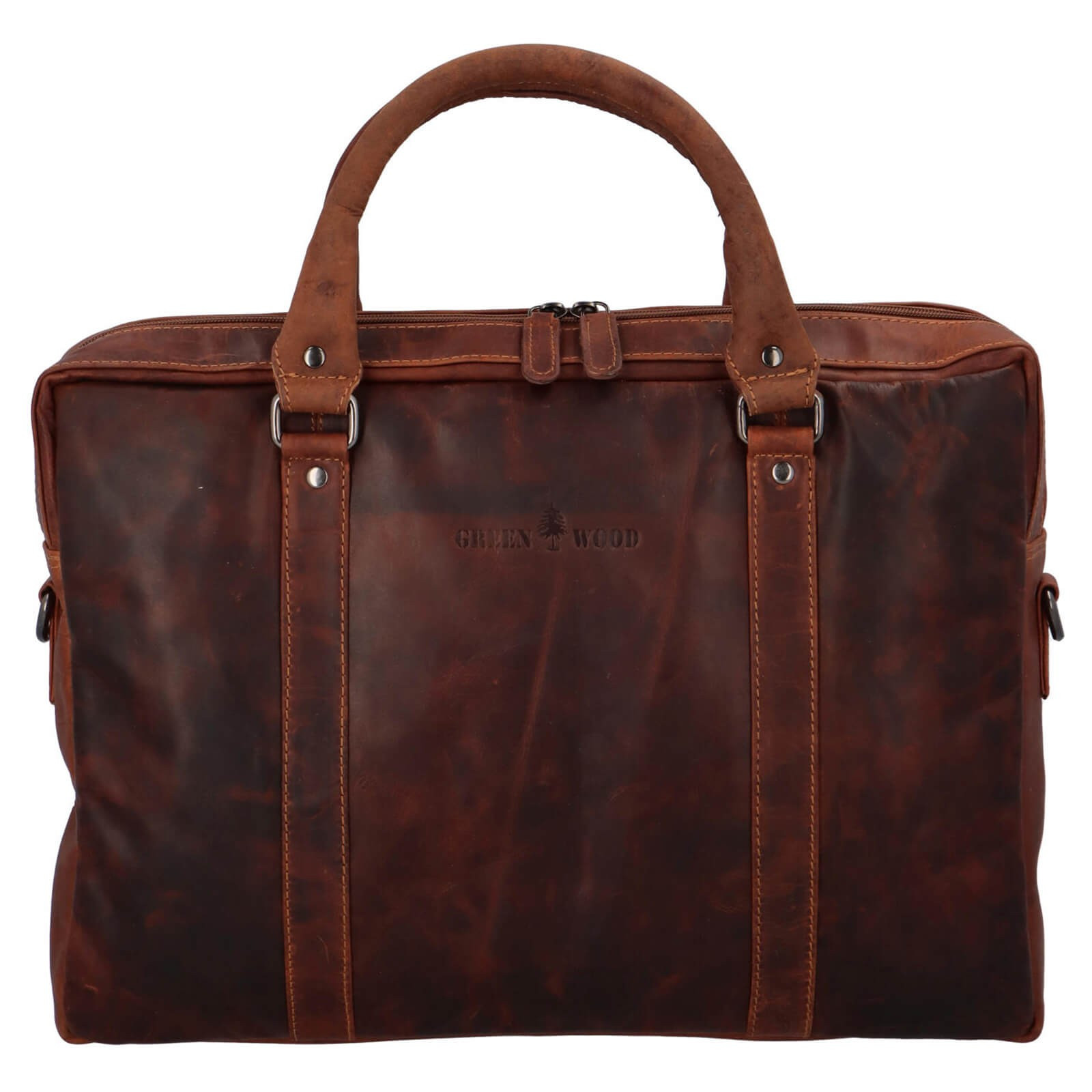 Pánská kožená taška Greenwood Samuel - koňak