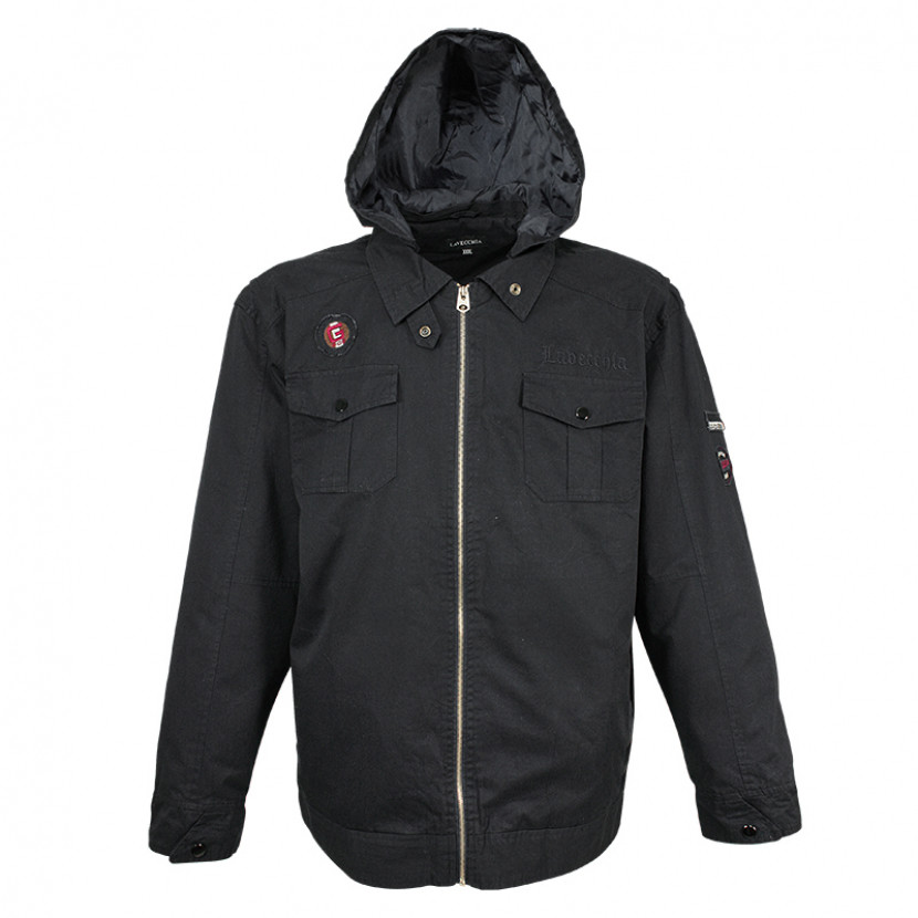 Bunda Lavecchia Frisch - černá, 3XL