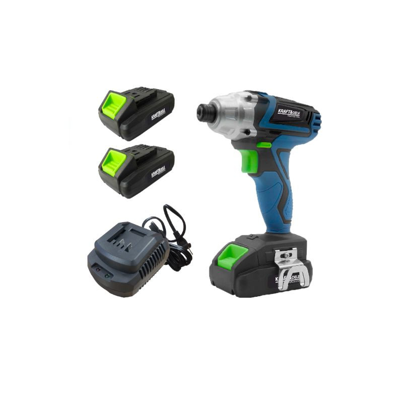 Kraft&Dele KD3406 AKU rázový utahovák 21V, 380Nm + 2x baterie a nabíječka