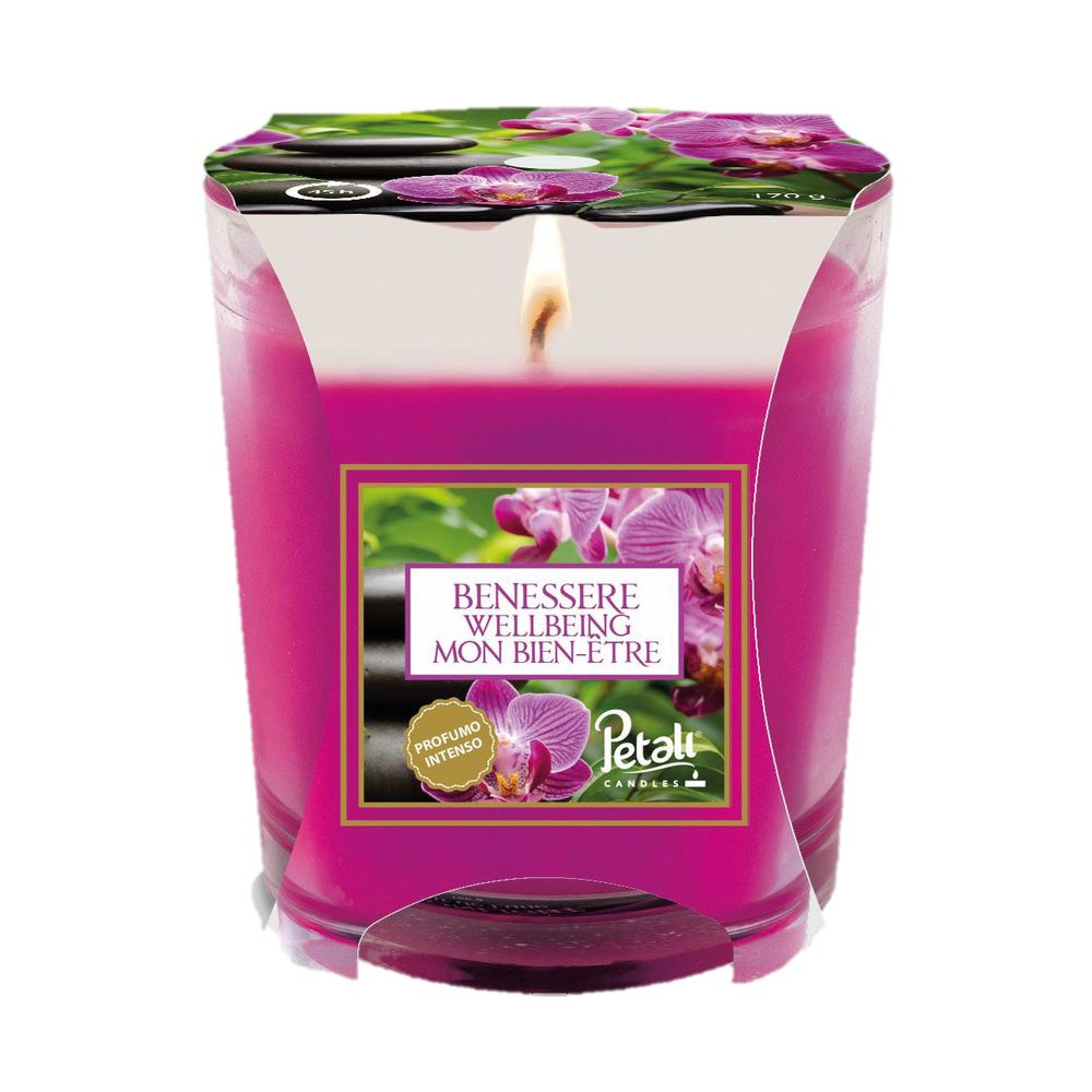PETALI vonná svíčka ve skle Wellbeing - hoření 45h