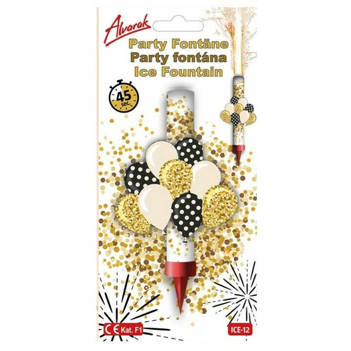 Alvarak Dortová fontána Zlaté balónky
