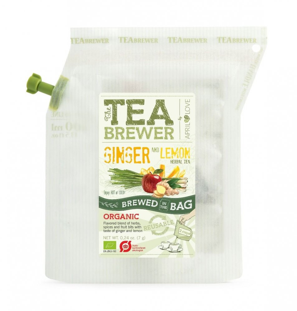 Grower's cup Čaj Ginger and Lemon, Organic 400 ml 5710129704097