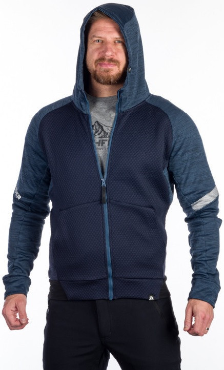 Northfinder CARROLL pánská mikina MI-3814OR-464 blue nights Velikost: 2XL 8584153500751