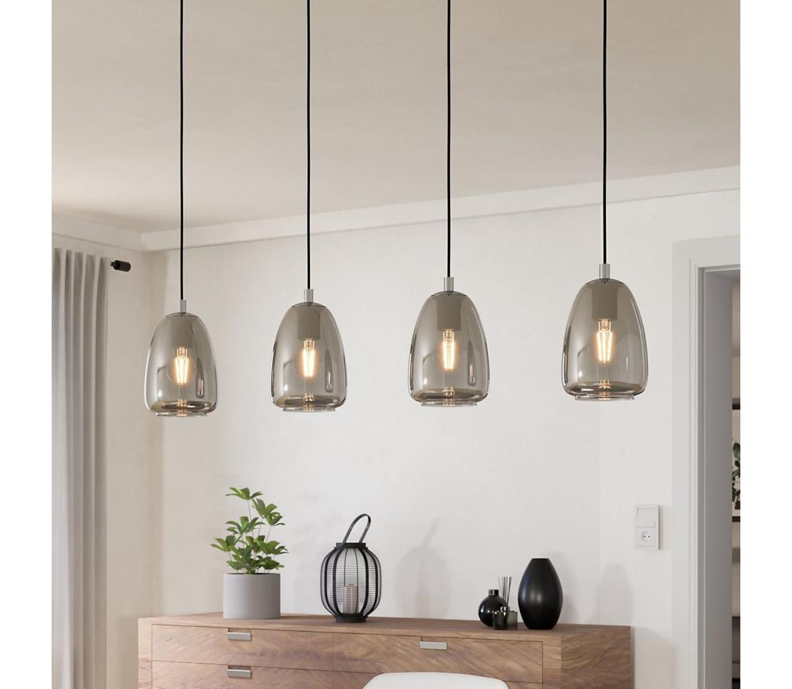 Eglo Eglo 98616 - Lustr na lanku ALOBRASE 4xE27/40W/230V