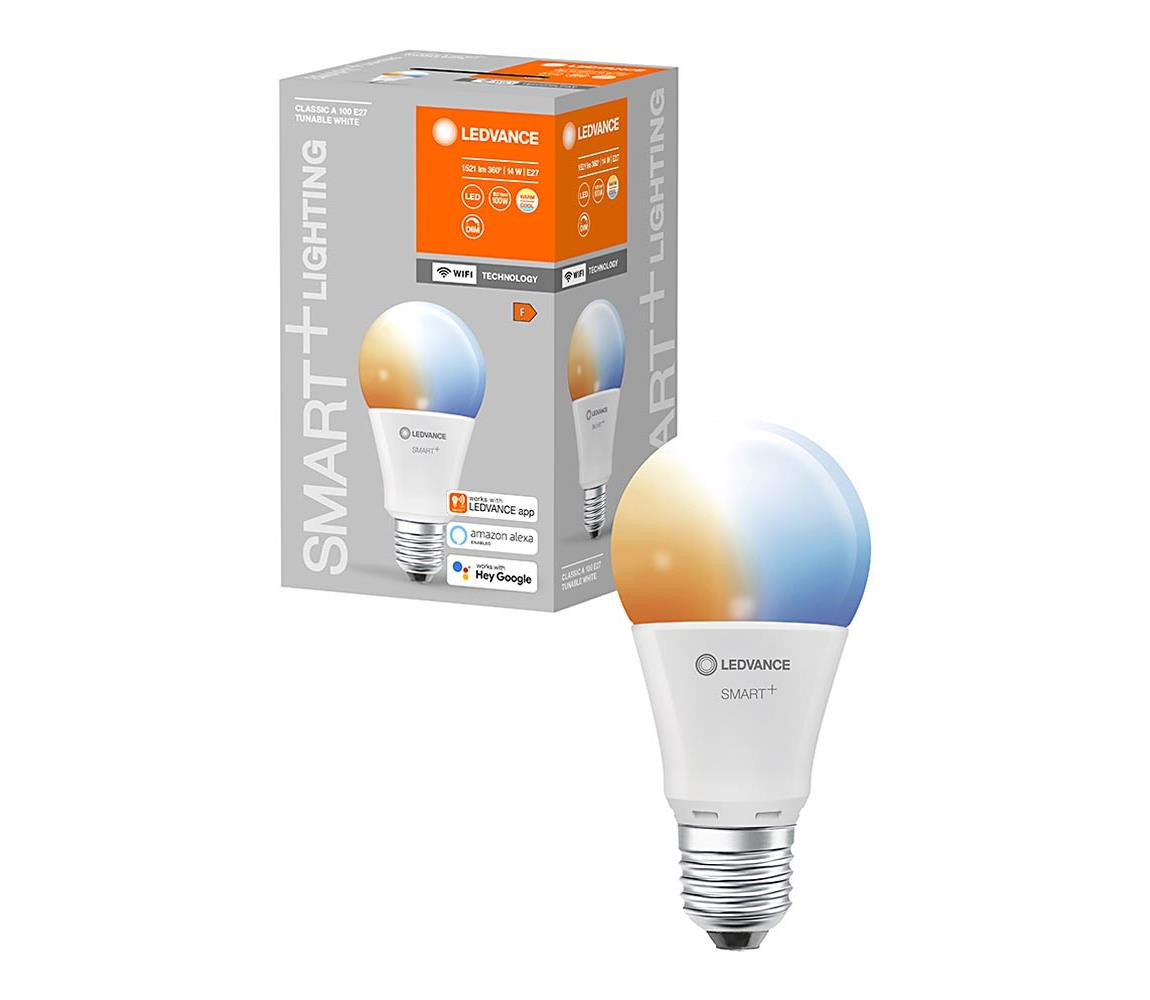 Ledvance LED Stmívatelná žárovka SMART+ E27/14W/230V 2700K-6500K - Ledvance