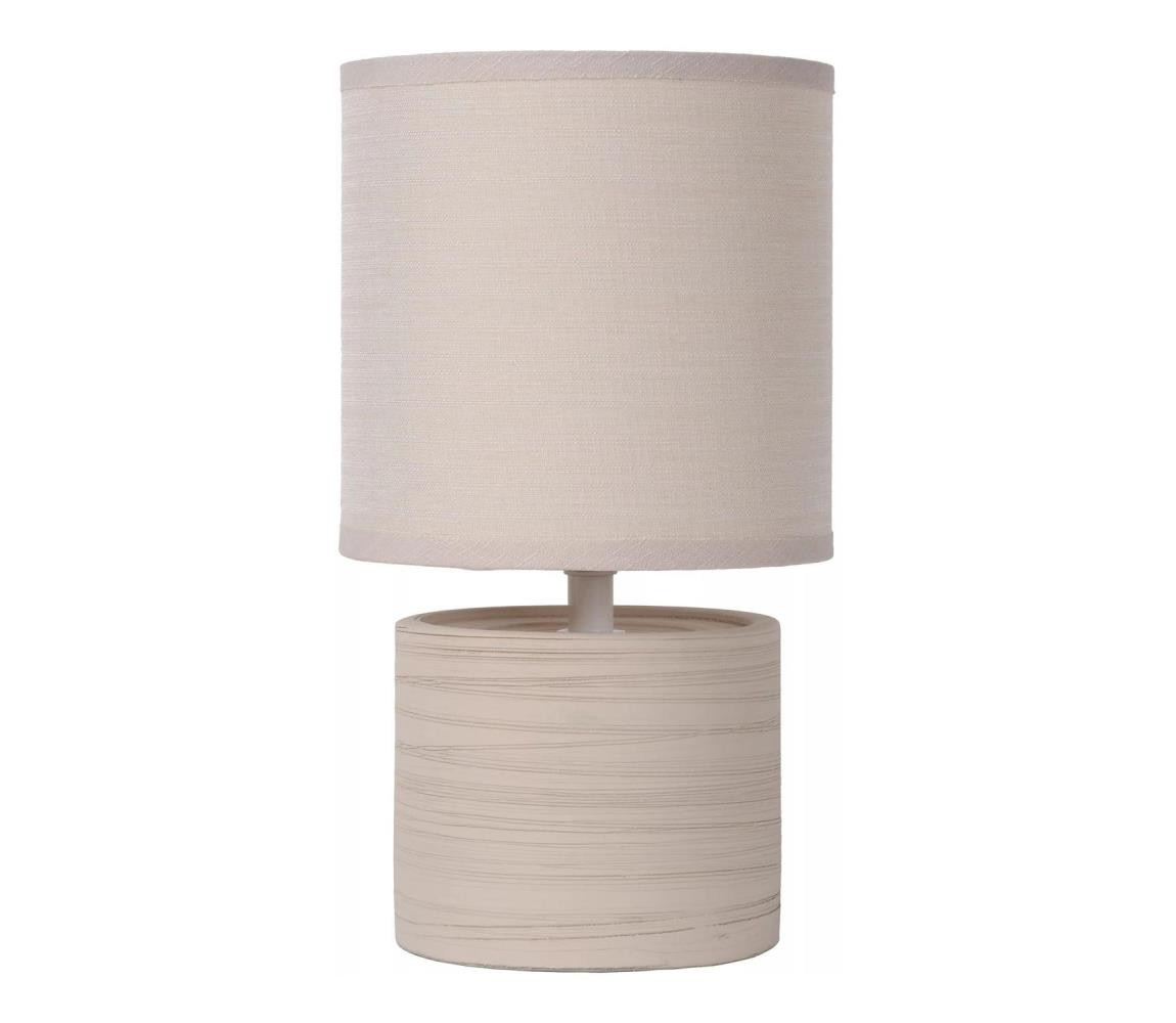 Lucide Lucide 47502/81/38 - Stolní lampa GREASBY 1xE14/40W/230V krémová