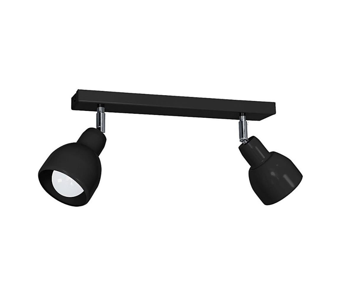 Bodové svítidlo PIK 2xE27/60W/230V černá