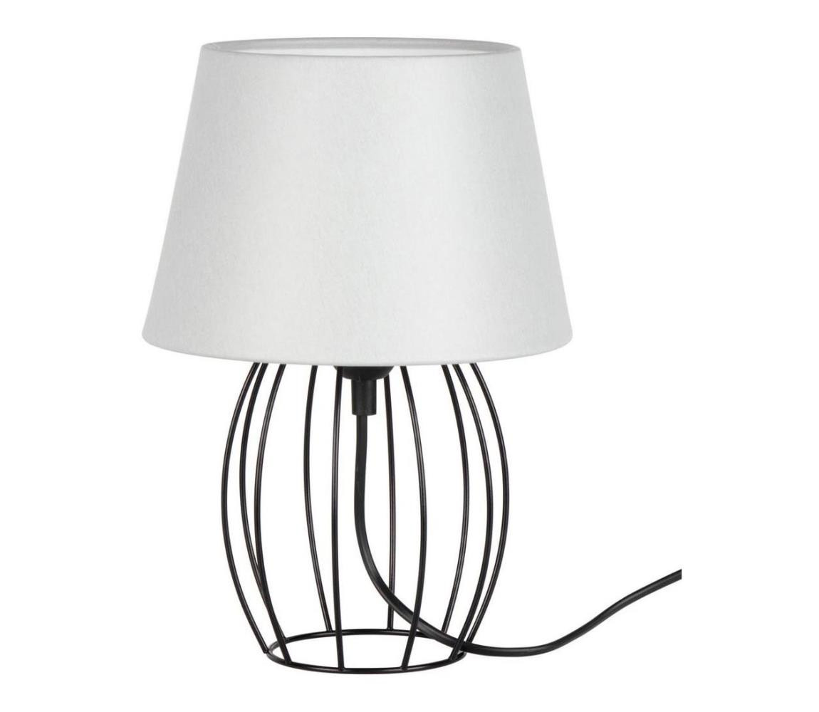 7664104 - Stolní lampa MANGOO 1xE27/40W/230V šedá/černá