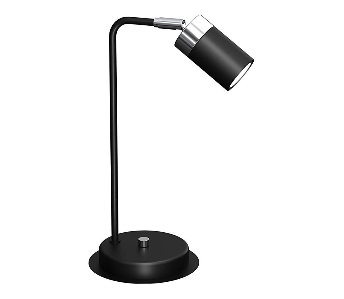 Stolní lampa JOKER 1xGU10/25W/230V černá/lesklý chrom