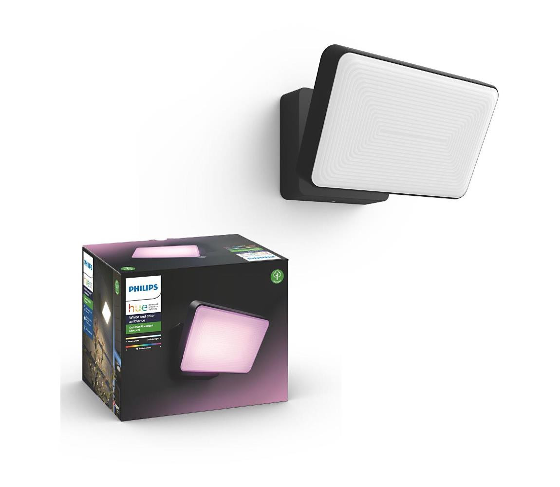 Philips Philips 17435/30/P7 -LED RGB Venkovní reflektor Hue DISCOVER 2xLED/15W/230V IP44