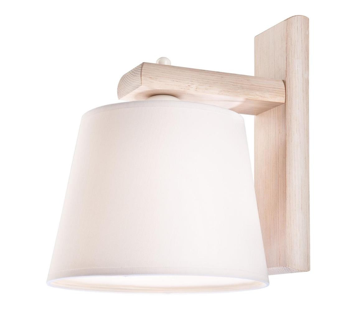Nástěnné svítidlo 1xE27/60W/230V dub - FSC certifikováno