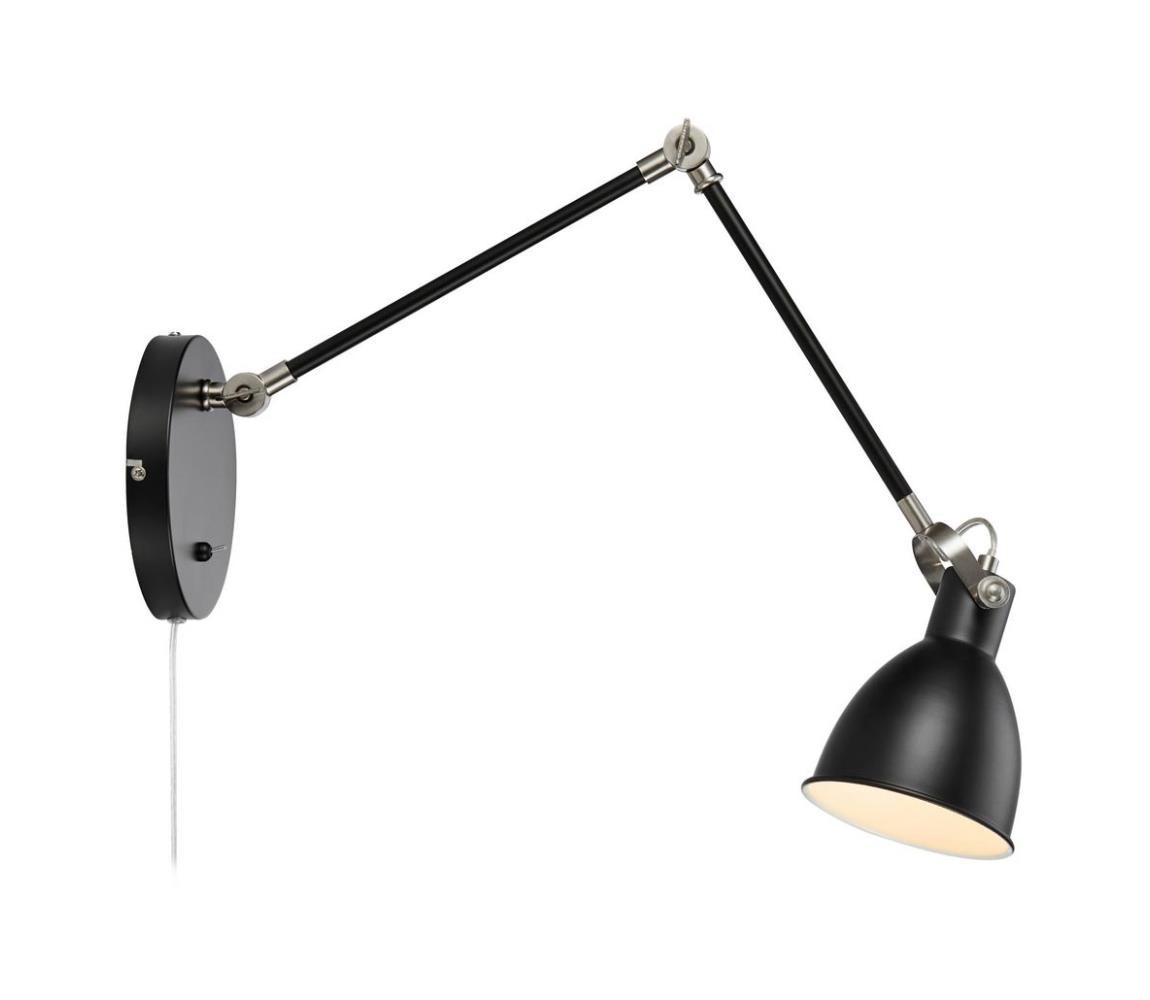 Markslöjd Markslöjd 108250 - Nástěnná lampička HOUSE 1xE14/40W/230V černá