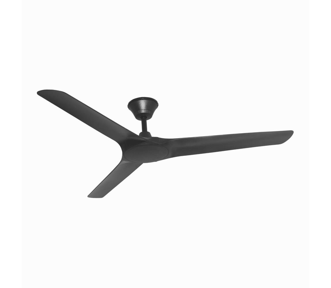 Lucci air Lucci Air 21321649 - Stropní látor ABYSS pr. 142 cm IP66 černá + DO