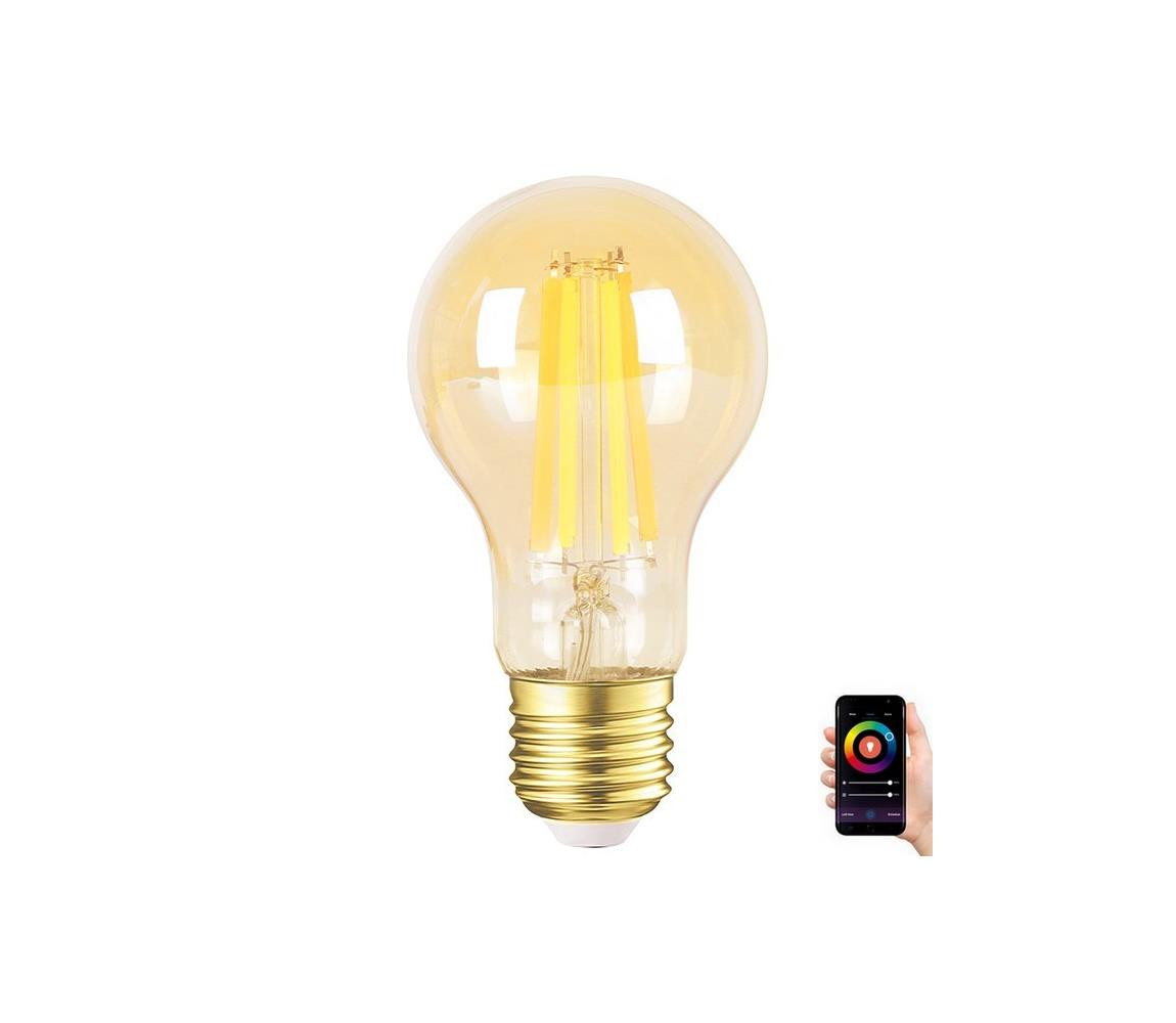 B.V. LED Stmívatelná žárovka A60 E27/6W/230V 2700-6500K Wi-Fi -
