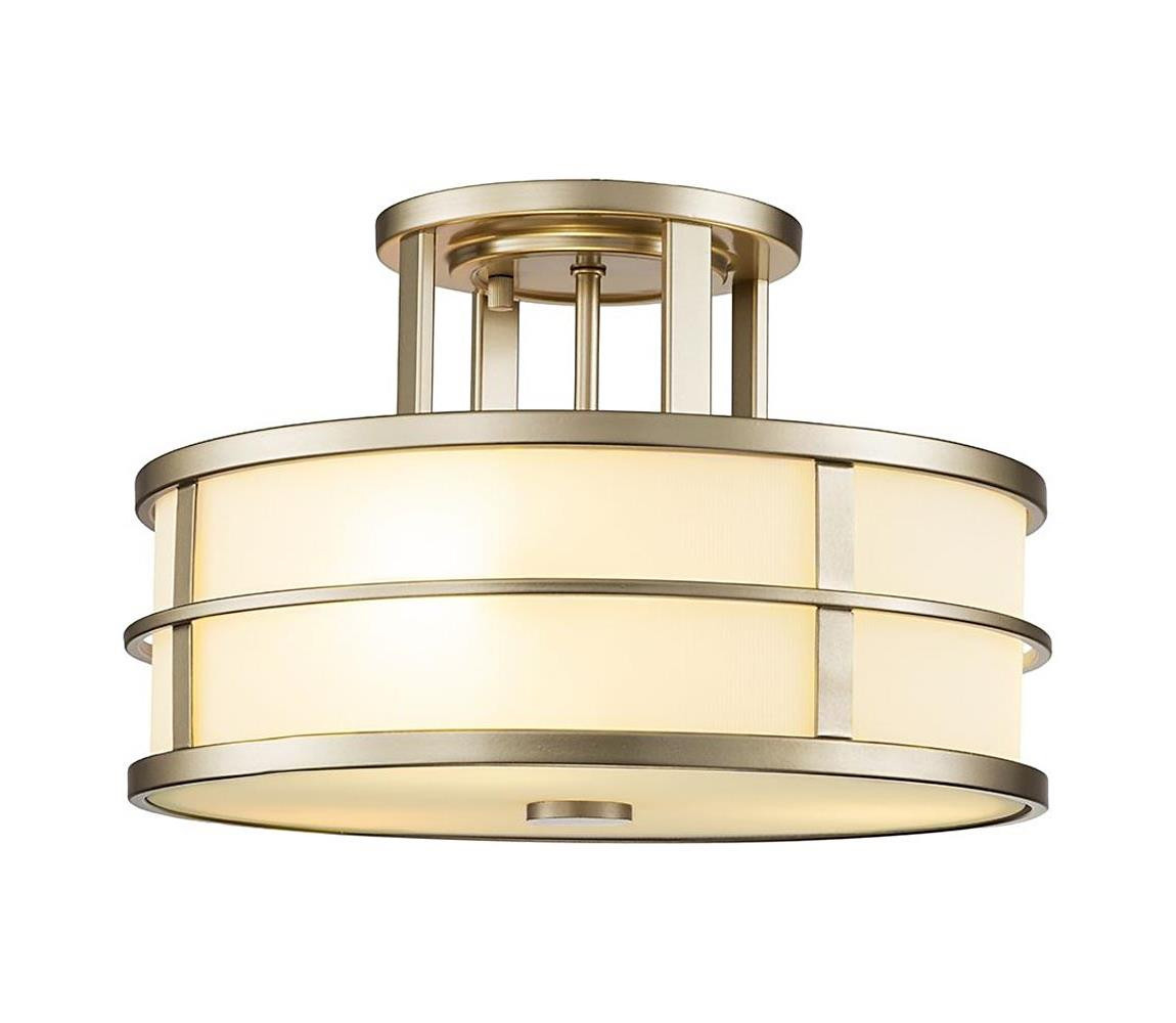 Elstead Feiss FE-FUSION-SF-PNBR - Přisazený lustr FUSION 3xE27/40W/230V