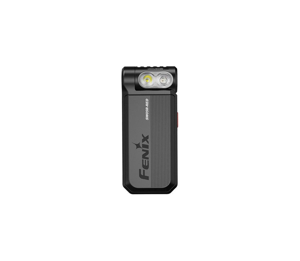 Fenix Fenix SW05RREDBLC - LED Stmívatelná nabíjecí svítilna LED/USB IPX6 150 lm 49 h