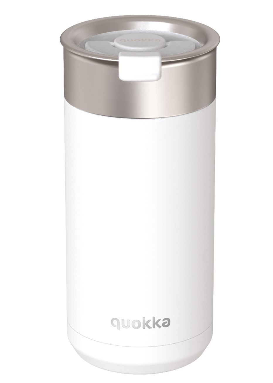 Termohrnek se sítkem Boost, 400ml, Quokka, bílý