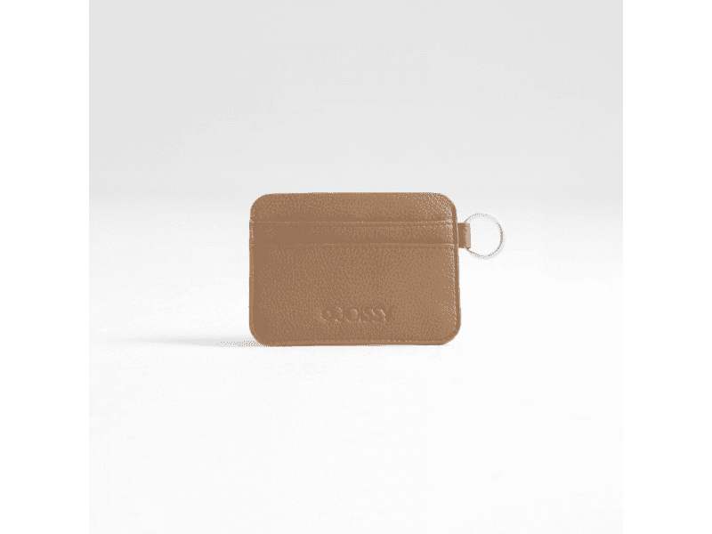 JOISSY Pouzdro na platební karty Almond