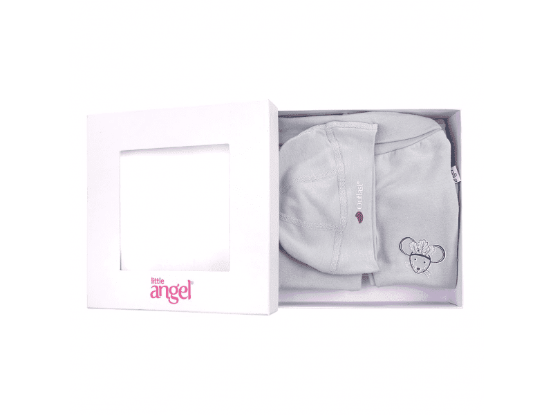 Little Angel Novorozenecká sada Outlast® sv.ledově modrá, velikost 56