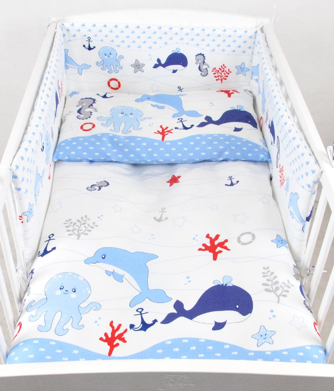 BBL Souprava do postýlky 3 - díly - mořský svět