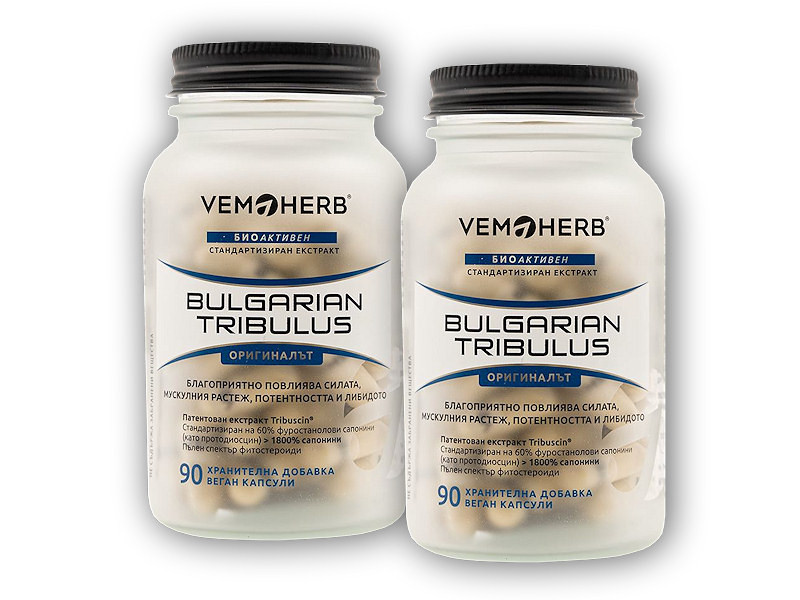 VemoHerb 2x VemoHerb Bulgarian Tribulus 90 kapslí