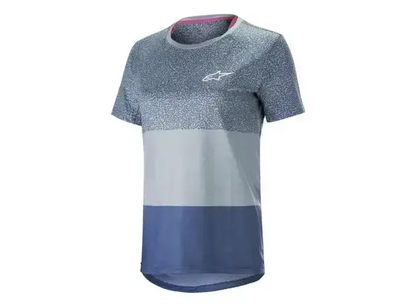 Alpinestars Stella ALPS 8.0 dámský dres krátký rukáv blue/stillwatter vel. M
