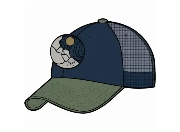 Viking Hat kšiltovka navy/olive vel. UNI