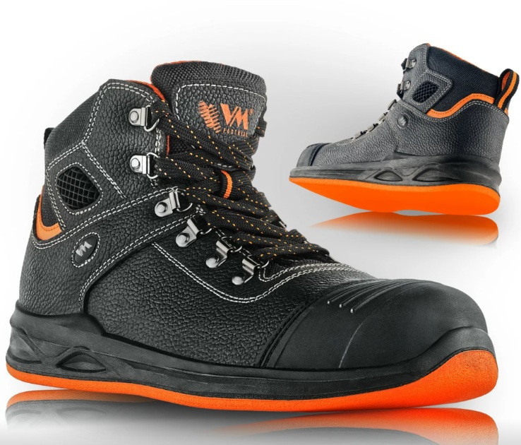 VM Import HAMBURG 5290 bezpečnostní kotníková obuv pro asfaltéry S2 PL FO HI SC HRO