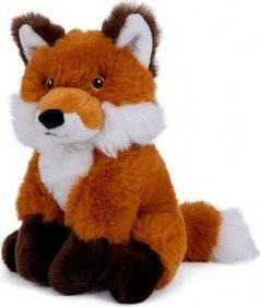 Liška sedící plyš 17cm 0m+