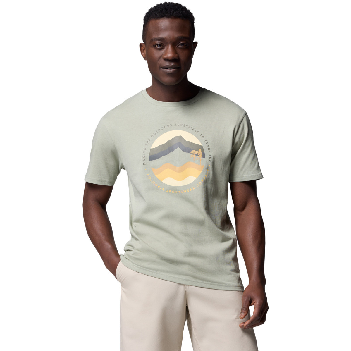 Columbia  Path Lake II Graphic Tee  Zelená