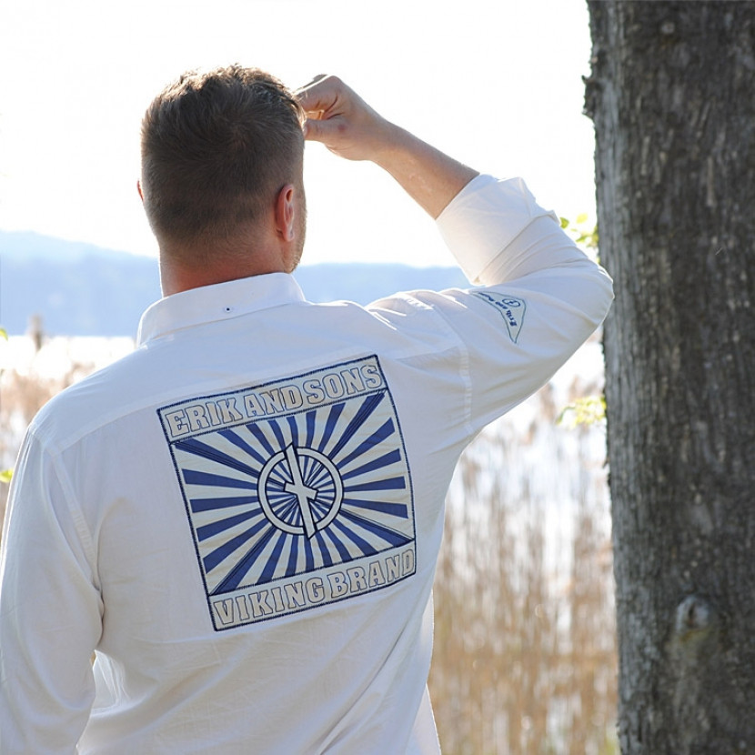 Košile pánská Erik and Sons Syddanmark - bílá, M