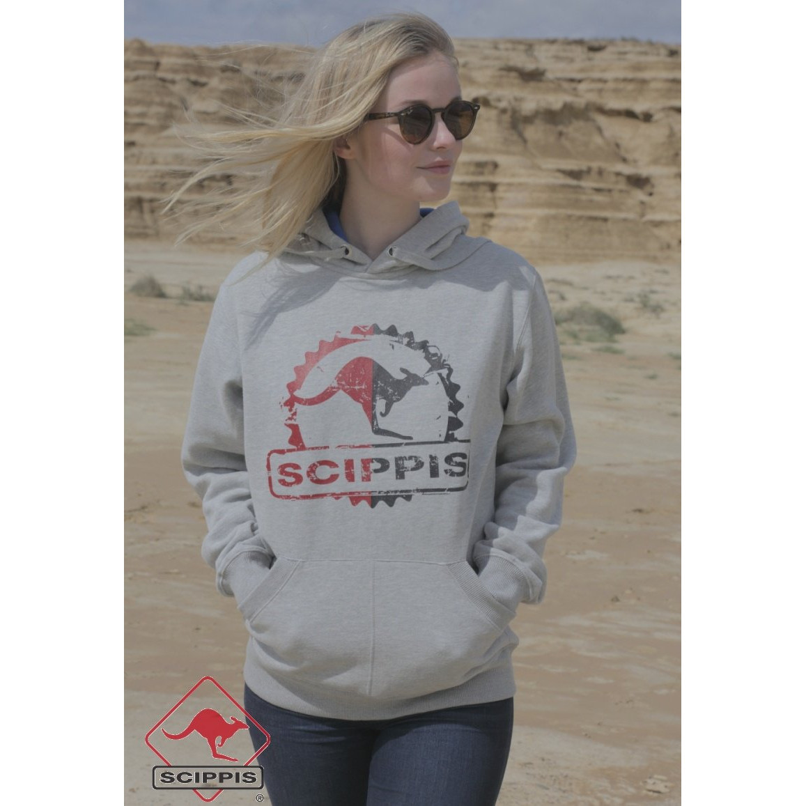 Mikina dámská Scippis Gear - šedá, S