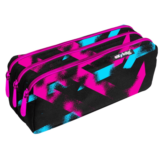 Oxybag Pouzdro etue - tři zipy - Line girl - 8-89625