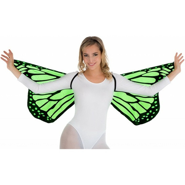 Křídla motýlí zelená pro dospělé