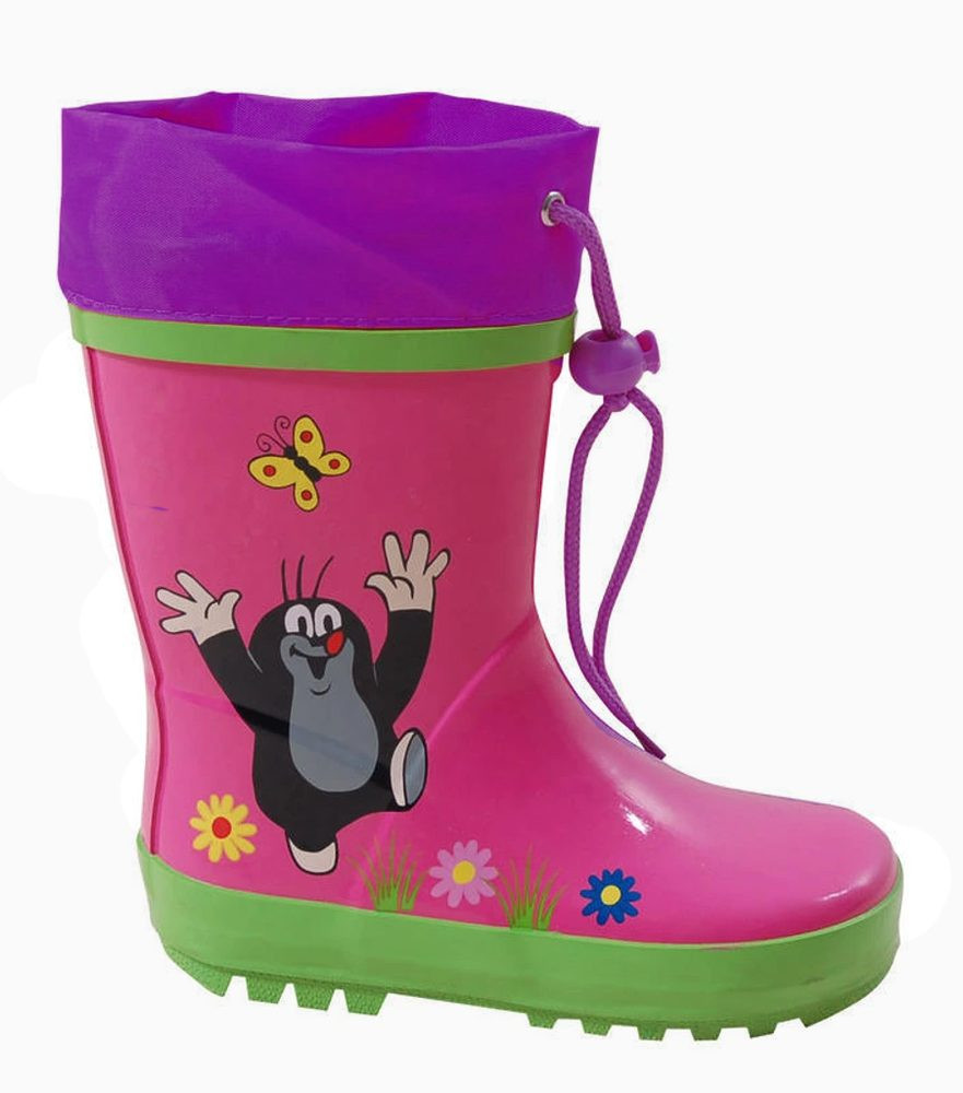 holínky dětské s krtkem, Pidilidi, PL0017-03, růžová - 21