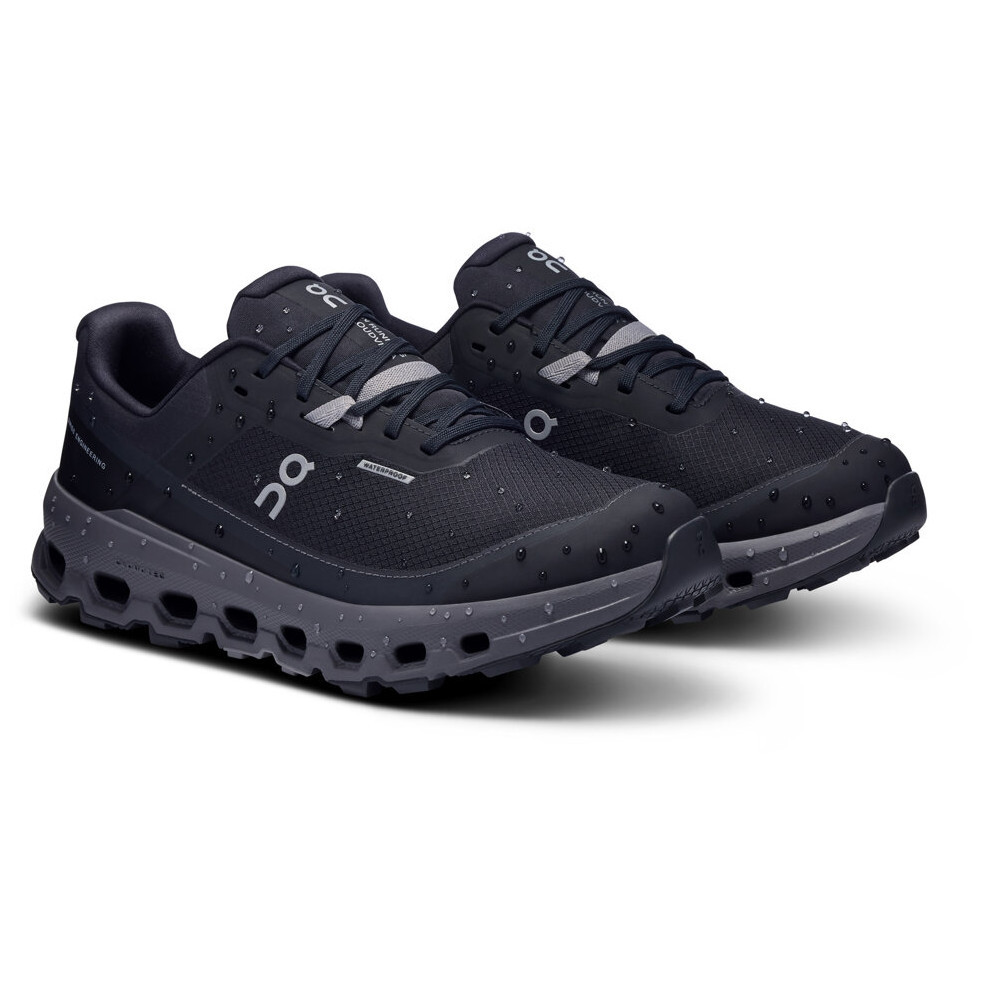 Pánské běžecké boty On Running Cloudvista 2 Waterproof Velikost bot (EU): 44,5 / Barva: černá