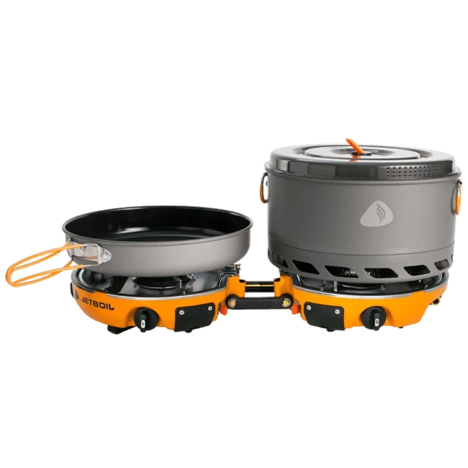 Plynový vařič Jet Boil Genesis Basecamp System – Isobutane Barva: oranžová