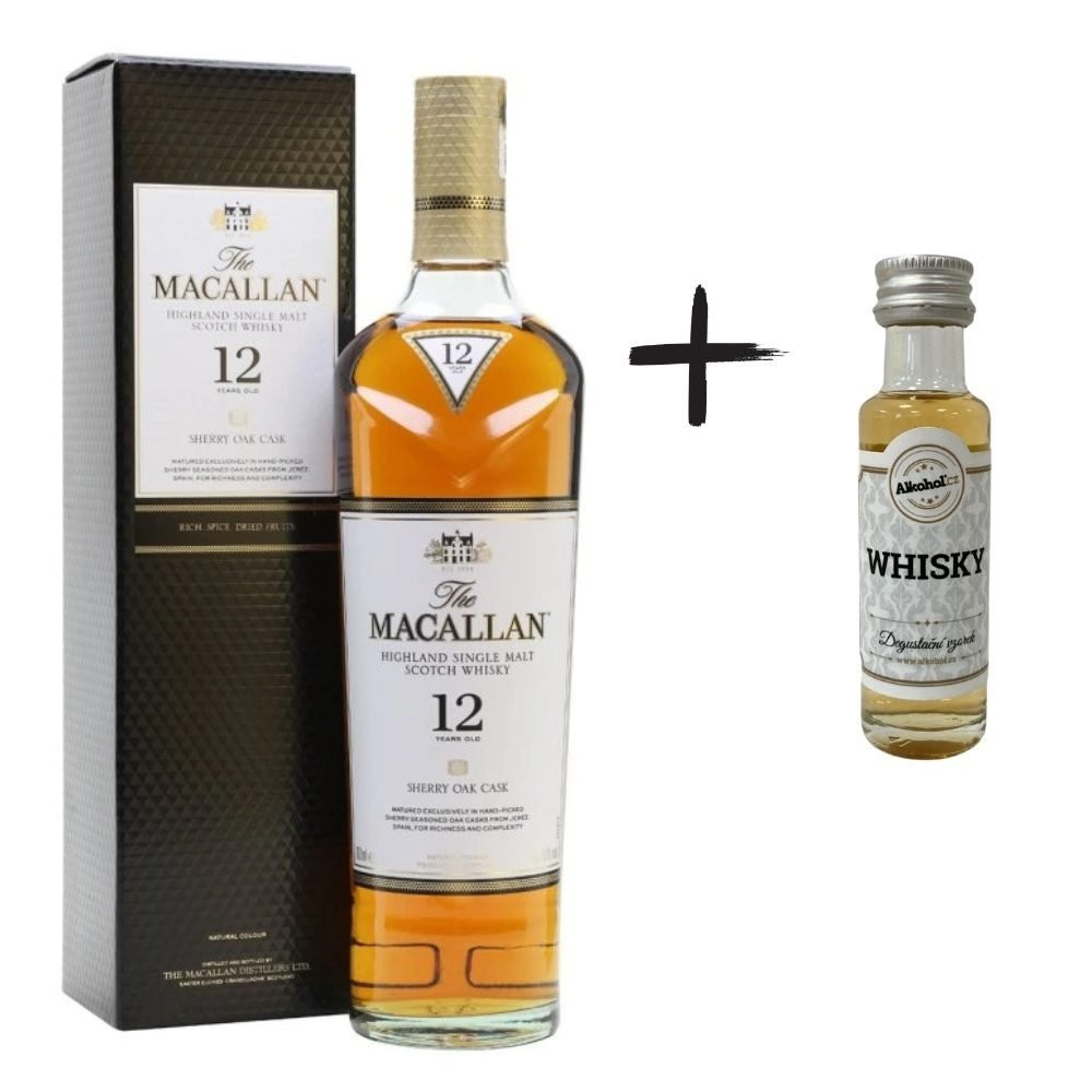 Macallan Sherry Oak 12y 0,7l 40% + miniatura