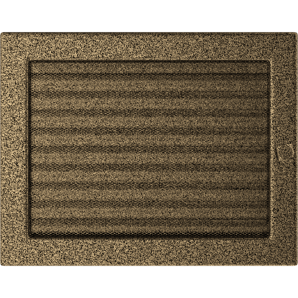 Krbová mřížka 22x30 BASIC staré zlato s žaluzií
